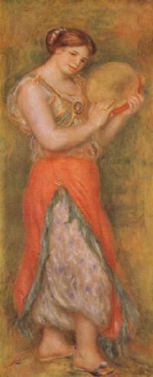 Pierre-Auguste Renoir Tanzerin mit Tamburin oil painting image